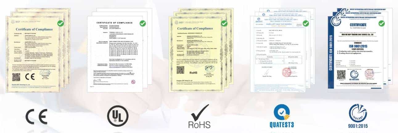 chứng chỉ chất lượng cos SC