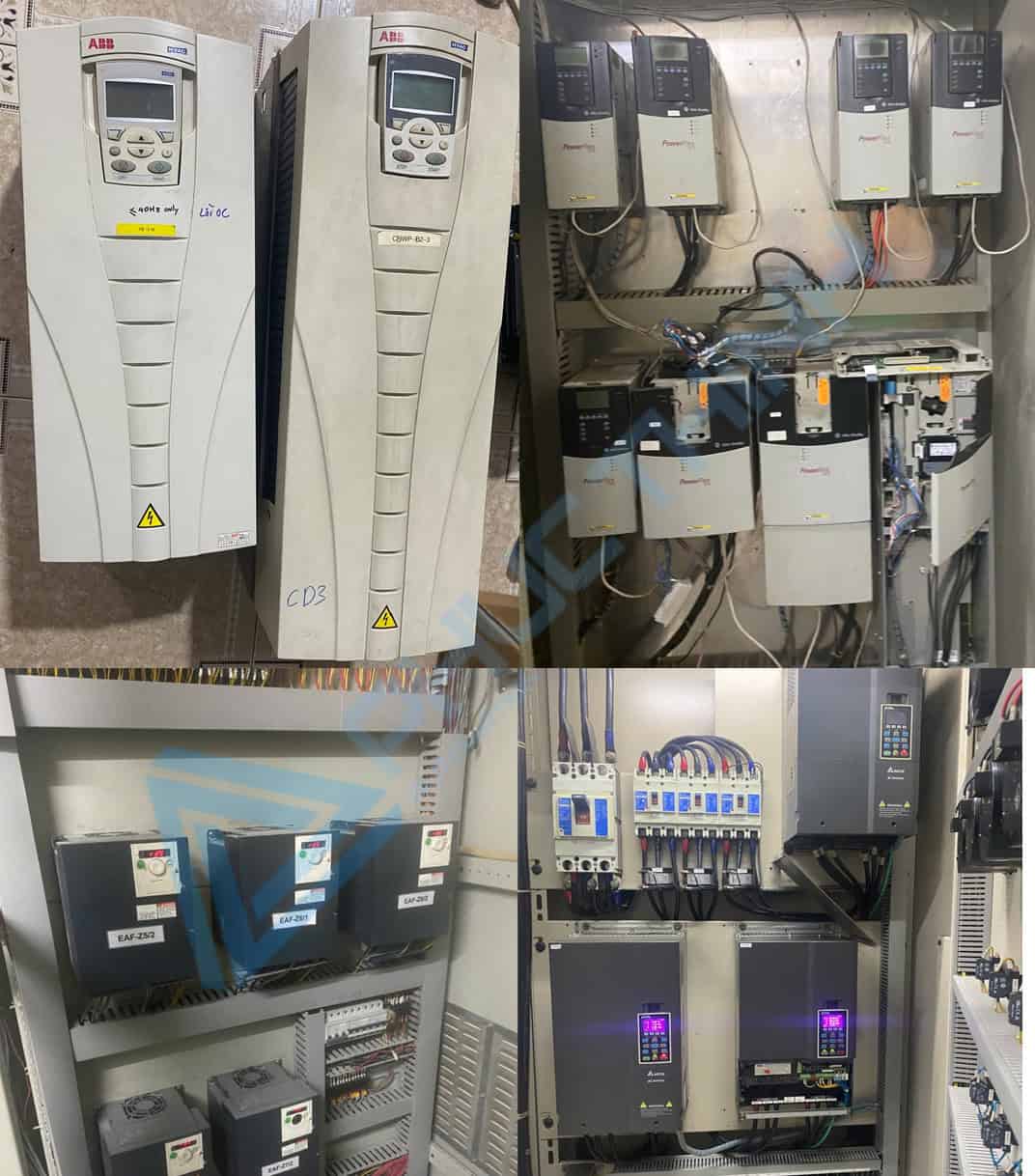 cho mượn biến tần thay thế trong thời gian sửa chữa